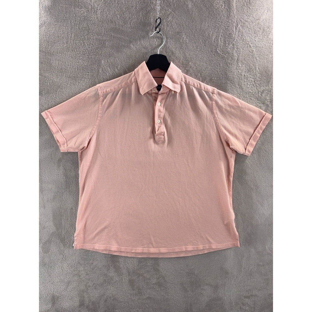 Eton Polo Shirt Mens‎ Size Small Pink Cotton Luxury Designer Casual Golf
